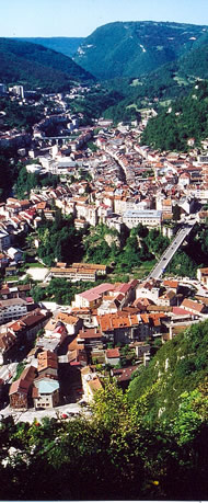 saint claude en montant sur le haut jura